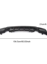VR Aero FRP Black Matte Painted Rear Diffuser BMW 2 Series F22 M-Tech                                     - VR-F22MT-610-1 - Image 10