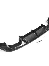 VR Aero Carbon Fiber Rear Diffuser Volkswagen Golf 7 VII MK7 R R-Line 2014-2017                                     - VR-MK7R-610 - Image 4
