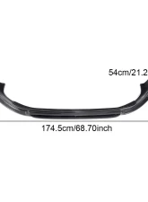 VR Aero Carbon Fiber Front Lip Spoiler Volkswagen Golf 7 MK7 R-Line 2014-2017                                     - VR-MK7-600 - Image 14