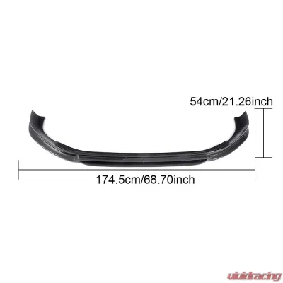 VR Aero Carbon Fiber Front Lip Spoiler Volkswagen Golf 7 MK7 R-Line 2014-2017 - VR-MK7-600