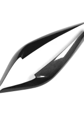 VR Aero Carbon Fiber Front Headlight Eyebrow Eyelid for BMW M5 5 Series G30/G31 Base/M Sport Sedan Wagon 2017-2020                                     - VR-G30G31F90-EYEL - Image 2