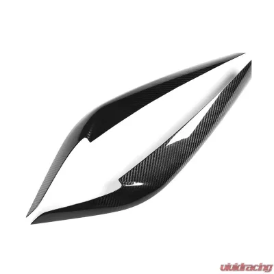 VR Aero Carbon Fiber Front Headlight Eyebrow Eyelid for BMW M5 5 Series G30/G31 Base/M Sport Sedan Wagon 2017-2020 - VR-G30G31F90-EYEL