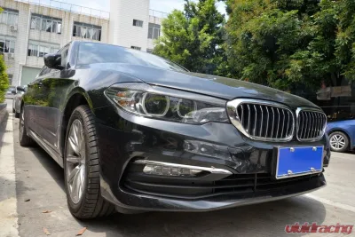 VR Aero Carbon Fiber Front Headlight Eyebrow Eyelid for BMW M5 5 Series G30/G31 Base/M Sport Sedan Wagon 2017-2020 - VR-G30G31F90-EYEL