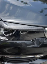 VR Aero Carbon Fiber Front Headlight Eyebrow Eyelid for BMW M5 5 Series G30/G31 Base/M Sport Sedan Wagon 2017-2020                                     - VR-G30G31F90-EYEL - Image 13