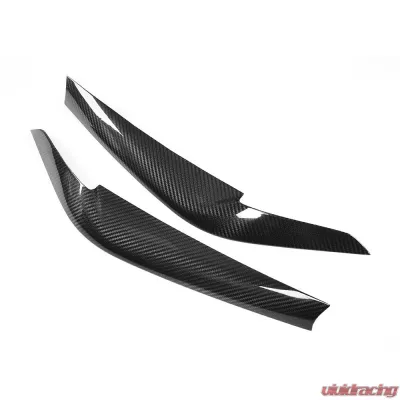 VR Aero Carbon Fiber Front Headlight Eyebrow Eyelid for BMW M5 5 Series G30/G31 Base/M Sport Sedan Wagon 2017-2020 - VR-G30G31F90-EYEL