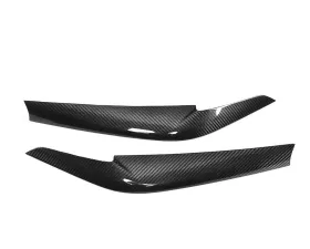 VR Aero Carbon Fiber Front Headlight Eyebrow Eyelid for BMW M5 5 Series G30/G31 Base/M Sport Sedan Wagon 2017-2020