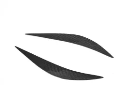 VR Aero Carbon Fiber Headlight Eyelid Trim BMW 4-Series F32 M Sport 2014-2017