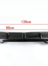 VR Aero Carbon Fiber Rear Diffuser V2 BMW 5 Series F10 M-Tech                                     - VR-F10MT-615 - Image 8