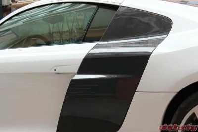 VR Aero Carbon Fiber Door Fender Side Blades Audi R8 V8 V10 2008-2015 - VR-R8-630