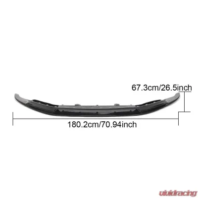 VR Aero Carbon Fiber Front Lip Spoiler V1 Audi R8 2016-2018 - VR-R8-600