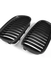 VR Aero Carbon Fiber+ABS Front Grill V2 BMW 5 Series  F10 | F18                                     - VR-F10F18-GRILL-1 - Image 10