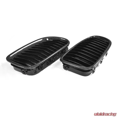 VR Aero Carbon Fiber+ABS Front Grill V2 BMW 5 Series  F10 | F18 - VR-F10F18-GRILL-1