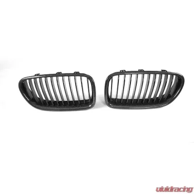 VR Aero Carbon Fiber+ABS Front Grill V2 BMW 5 Series  F10 | F18 - VR-F10F18-GRILL-1