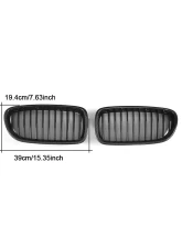VR Aero Carbon Fiber+ABS Front Grill V2 BMW 5 Series  F10 | F18                                     - VR-F10F18-GRILL-1 - Image 16
