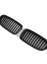 VR Aero Carbon Fiber+ABS Front Grill V2 BMW 5 Series  F10 | F18                                     - VR-F10F18-GRILL-1 - Image 3