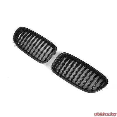 VR Aero Carbon Fiber+ABS Front Grill V2 BMW 5 Series  F10 | F18 - VR-F10F18-GRILL-1