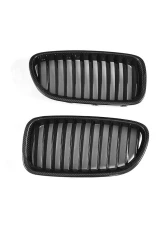 VR Aero Carbon Fiber+ABS Front Grill V2 BMW 5 Series  F10 | F18                                     - VR-F10F18-GRILL-1 - Image 4