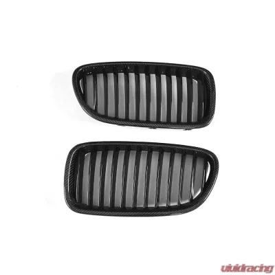 VR Aero Carbon Fiber+ABS Front Grill V2 BMW 5 Series  F10 | F18 - VR-F10F18-GRILL-1
