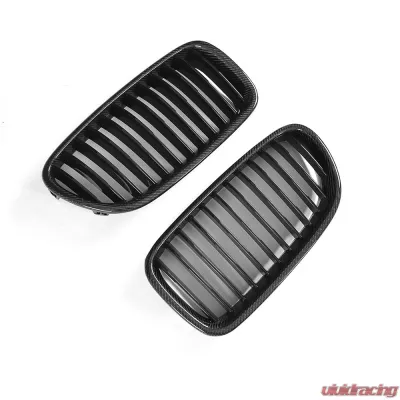 VR Aero Carbon Fiber+ABS Front Grill V2 BMW 5 Series  F10 | F18 - VR-F10F18-GRILL-1