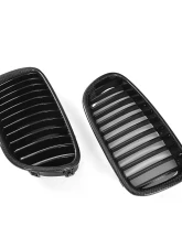 VR Aero Carbon Fiber+ABS Front Grill V2 BMW 5 Series  F10 | F18                                     - VR-F10F18-GRILL-1 - Image 6