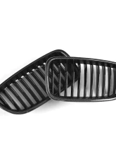 VR Aero Carbon Fiber+ABS Front Grill V2 BMW 5 Series  F10 | F18                                     - VR-F10F18-GRILL-1 - Image 7