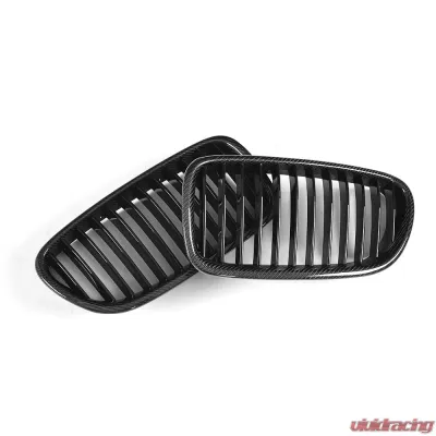 VR Aero Carbon Fiber+ABS Front Grill V2 BMW 5 Series  F10 | F18 - VR-F10F18-GRILL-1