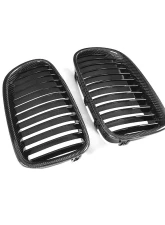 VR Aero Carbon Fiber+ABS Front Grill V2 BMW 5 Series  F10 | F18                                     - VR-F10F18-GRILL-1 - Image 9