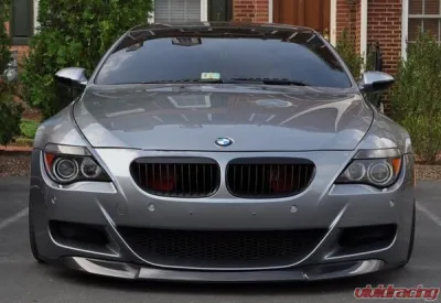 VR Aero Carbon Fiber Front Lip Spoiler BMW 6 Series E63 E64 M6 Coupe Convertible 2-Door 2006-2010 - VR-M6-601