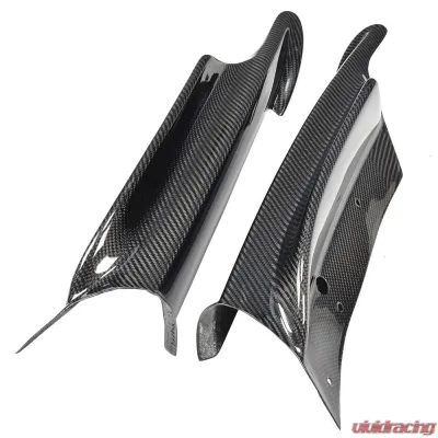 VR Aero Carbon Fiber Front Splitter V1 BMW 3 Series E90 M-Tech - VR-E90-MT-600