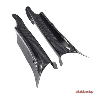 VR Aero Carbon Fiber Front Splitter V1 BMW 3 Series E90 M-Tech - VR-E90-MT-600