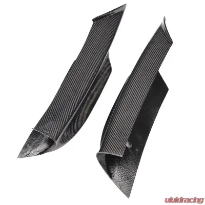 VR Aero Carbon Fiber Front Splitter V1 BMW 3 Series E90 M-Tech - VR-E90-MT-600
