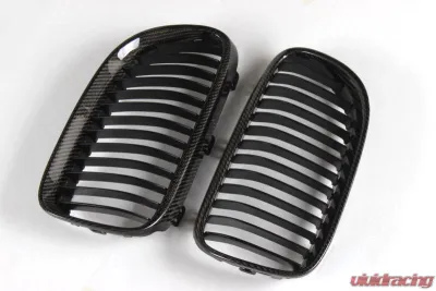 VR Aero Carbon Fiber+ABS Grill BMW 3 Series E92 LCI - VR-E92LC-GRILL