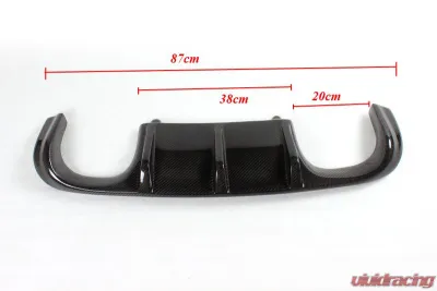 VR Aero Carbon Fiber Rear Diffuser V2 BMW 3 Series E92 M3 - VR-E92M3-612