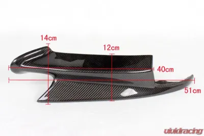VR Aero Carbon Fiber Front Splitter BMW 3 Series E90 E92 M3 - VR-E90E92M3-600