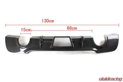 VR Aero Carbon Fiber Rear Diffuser V2 BMW 3 Series E92 M-Tech - VR-E92MT-611