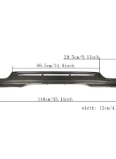 VR Aero Carbon Fiber Rear Diffuser BMW 5 Series F10 M-Tech                                     - VR-F10MT-617 - Image 8