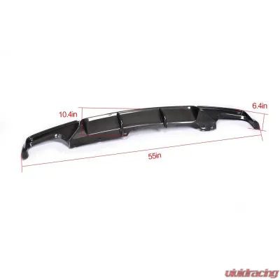 VR Aero Carbon Fiber Rear Diffuser BMW 5 Series F10 M-Tech - VR-F10MT-618
