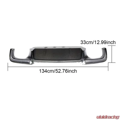 VR Aero Carbon Fiber Rear Diffuser BMW 5 Series F10 | M5 - VR-F10M5-613