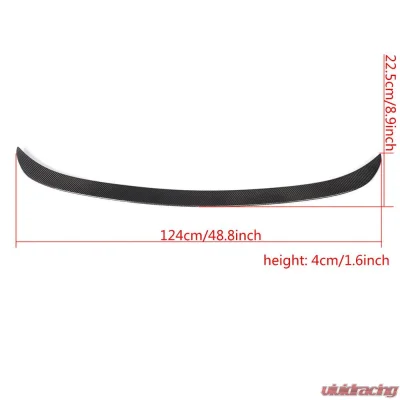 VR Aero Carbon Fiber Rear Trunk Spoiler BMW F80 M3 | F30 4D Sedan 2012-2019 - VR-F30F80M3-611