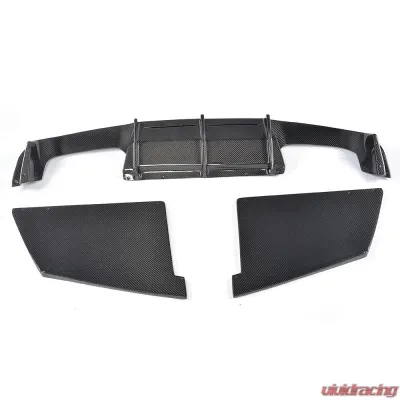 VR Aero Carbon Fiber Rear Diffuser V2 BMW 2 Series | M2 F87 - VR-F87M2-611
