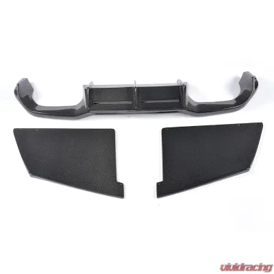 VR Aero Carbon Fiber Rear Diffuser V2 BMW 2 Series | M2 F87 - VR-F87M2-611