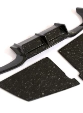 VR Aero Carbon Fiber Rear Diffuser V1 BMW M2 F87 2016-2020                                     - VR-M2F87-610 - Image 4