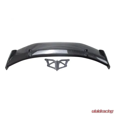 VR Aero Carbon Fiber Rear GT Style Wing Spoiler Porsche 981 Cayman GT4 Coupe 2015-2019 - VR-981CAYGT4-611