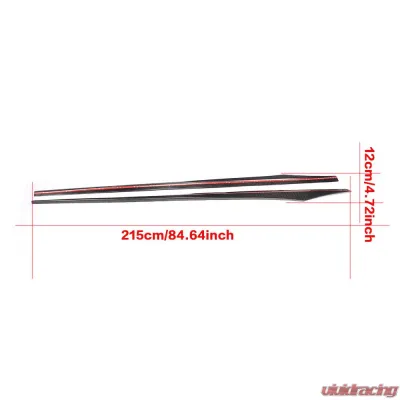 VR Aero Carbon Fiber Side Skirts BMW 6 Series F06 | F12 | F13 | M-Tech - VR-F06F12-F13MT-630