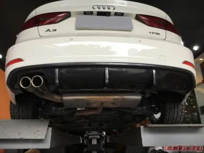 VR Aero Carbon Fiber Rear Diffuser Audi A3 Base Sedan 2014-2016 - VR-A3-639