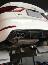 VR Aero Carbon Fiber Rear Diffuser Audi A3 Base Sedan 2014-2016                                     - VR-A3-639 - Image 10