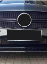 VR Aero Carbon Fiber Front Lip Spoiler V3 Mercedes C Class W205 C205 A205 Sport C43 AMG Coupe 2015-2019                                     - VR-C43-600 - Image 7