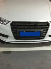 VR Aero Carbon Fiber Front Lip Spoiler Audi A3 Base Sedan 2014-2016                                     - VR-A3-669 - Image 9