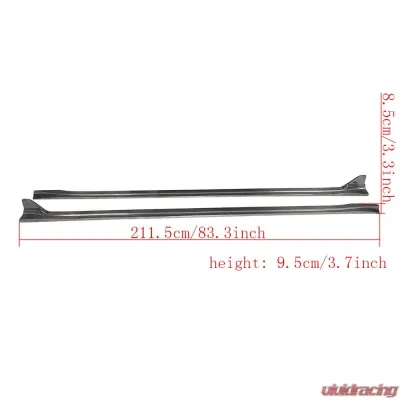 VR Aero Carbon Fiber Side Skirts Porsche 970 Panamera Hatchback 2010-2013 - VR-PANA-630