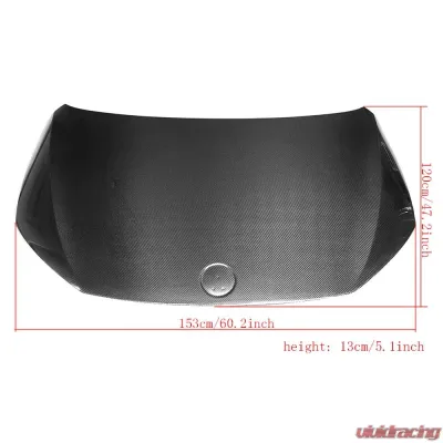 VR Aero Carbon Fiber Hood Volkswagen Scirocco R 2009-2014 - VR-VW-626